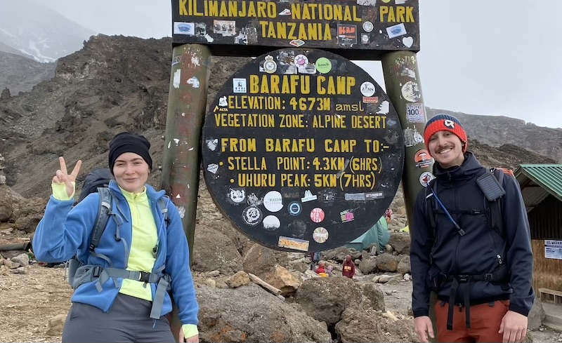 Machame Barafu camp