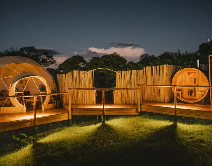 Asilia-Africa-The-Highlands-Spa-at-Night- Kiliclimb Africa Safaris