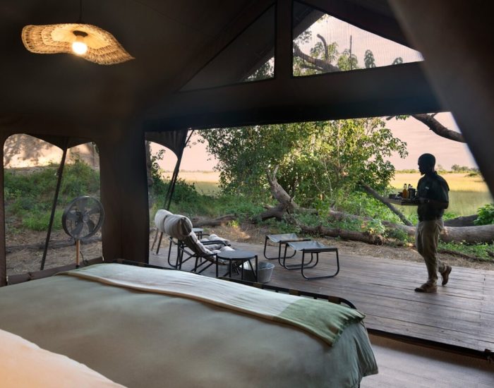Botswana-Nxabega-Under-Canvas-guest-tent-bedroom-deck-bulter-
