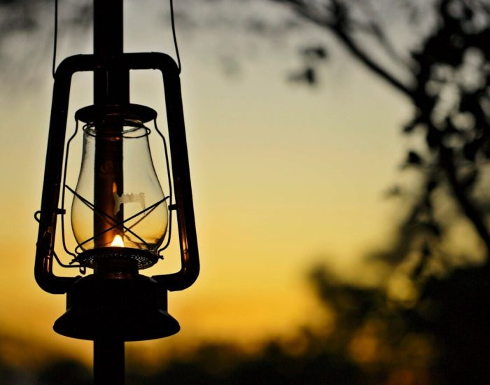 Botswana-Savute-Under-Canvas-lantern-at-sunset-