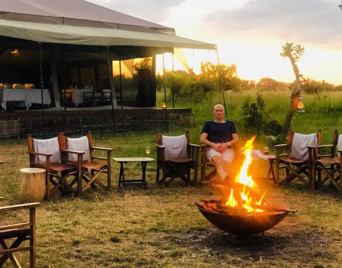 Kusini Camp fire place