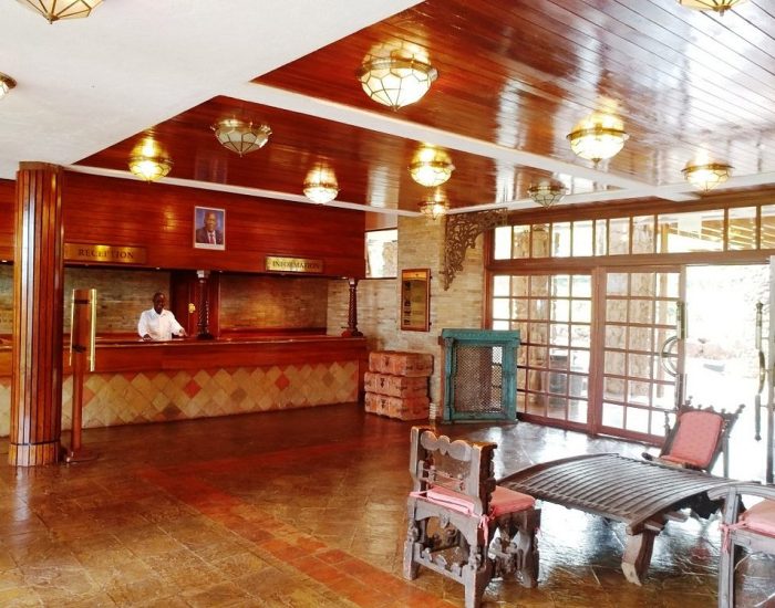 Lake Manyara Wildlife Lodge entrace