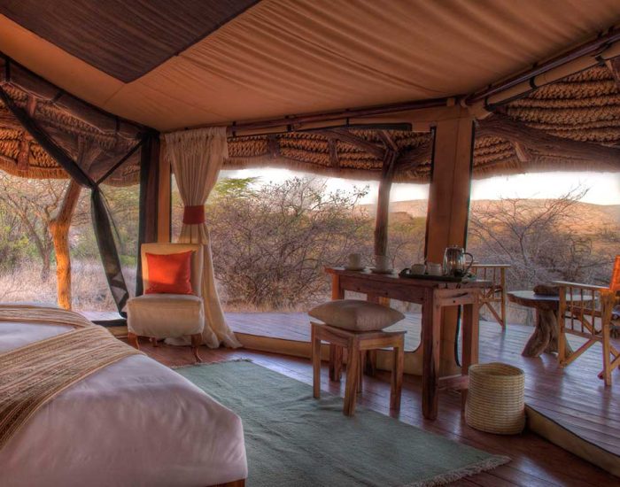 Lewa-Safari-Camp---Tent-Interior-2- KILICLIMB AFRICA SAFARIS
