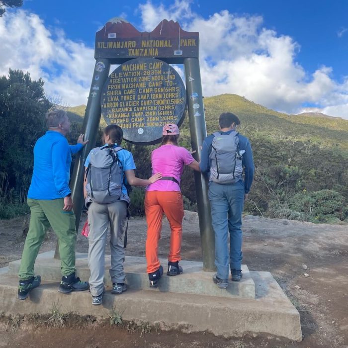 Machame Route Climning