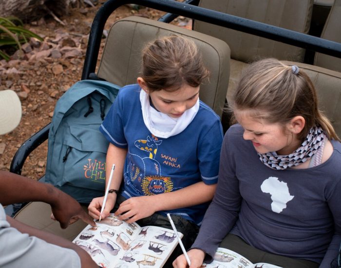 South-Africa-Phinda-Mountain-WILDchild-kids-with-guides-journals-