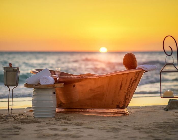 Sunset-Copper-Bath Thanda Island Tanzania - Kiliclimb Africa Safaris