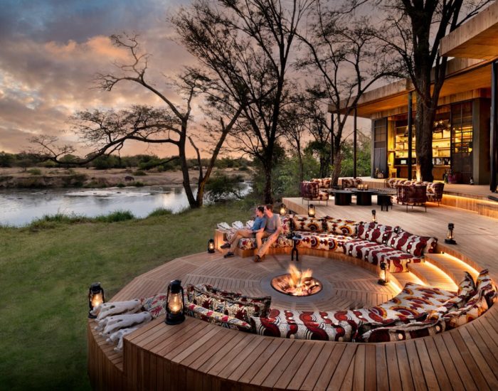 Tanzania-Grumeti-Serengeti-River-Lodge-Guest-Area-firepit-with-sunse
