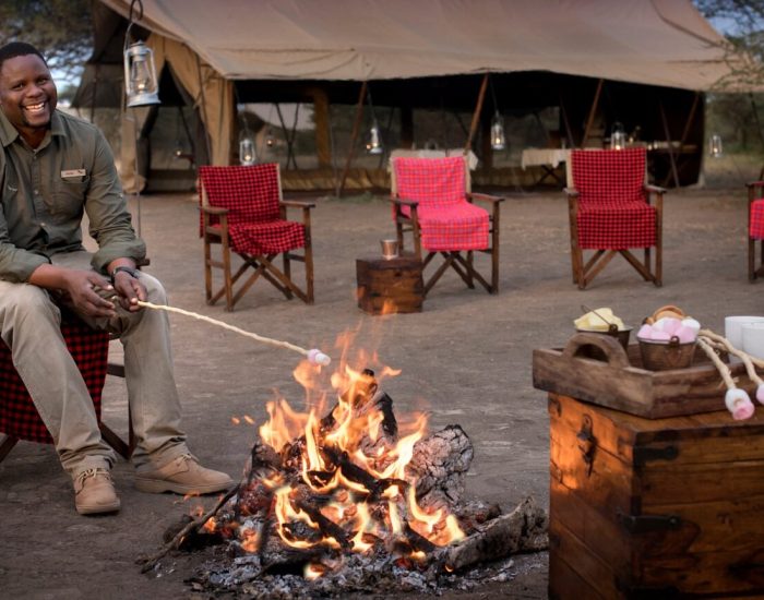 Tanzania-Serengeti-Under-Canvas-SUC-Guest-Area-boma-with-marshmellow-roasting