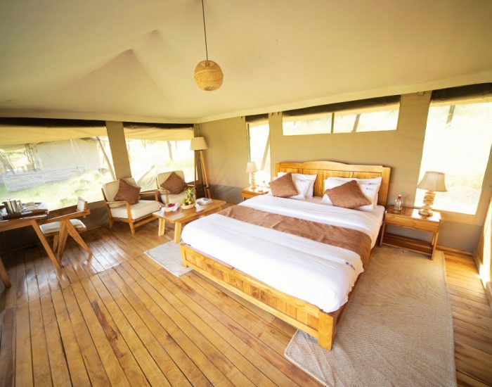kifaru-tent-luxury-bedroom - KILICLIMB AFRICA SAFARIS
